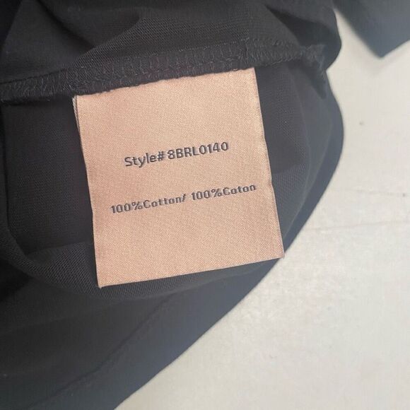 BADGLEY MISCHA Women’s Black‎ Artistic Graphic Cotton Tee Shirt Size Medium New - Picture 4 of 6